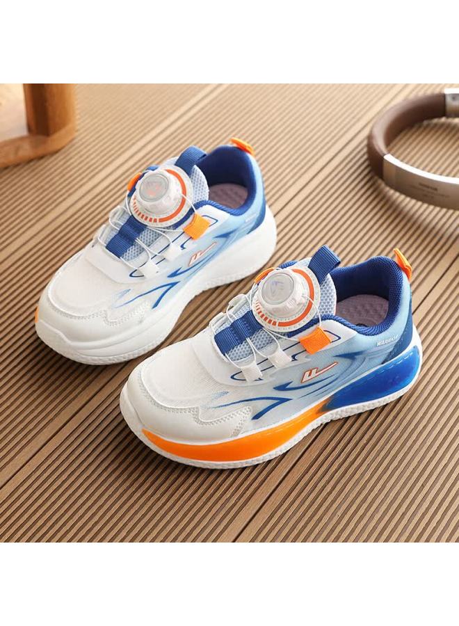 Warrior Kids Running Shoes New Boys Girls Sports Sneakers Wz(cl)- Navy Blue White Size 34 - Image 2