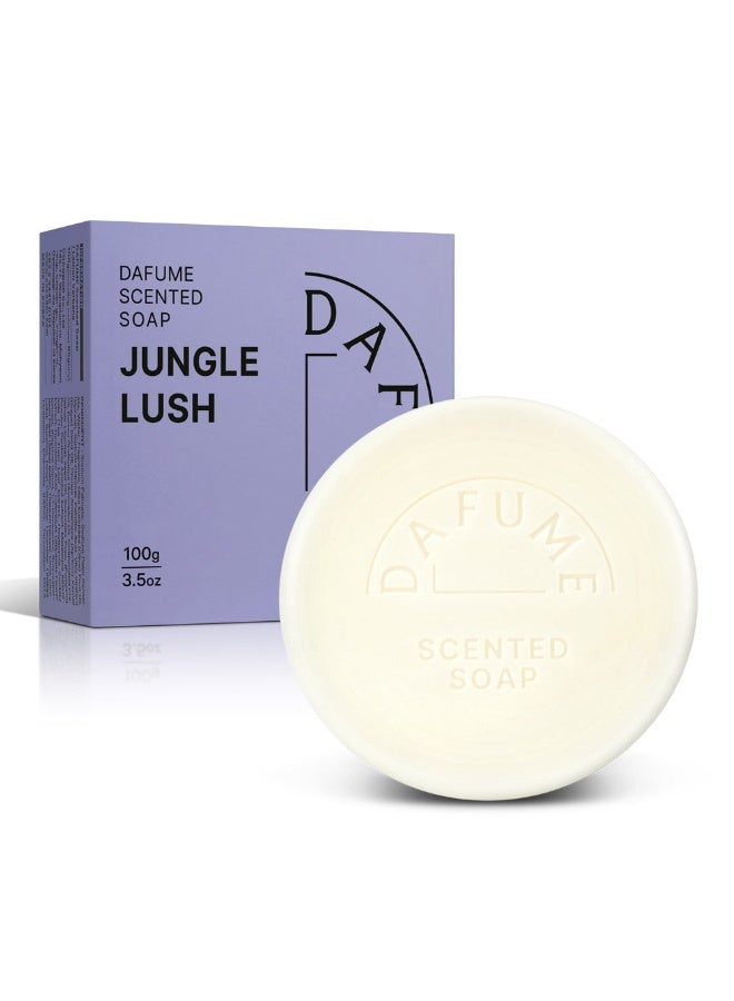 Cocodor Dafume Lush Forest Scented Soap Bar for Bath & Body, Fresh Green Forest Fragrance, 100g, Pack of 6 - Image 1