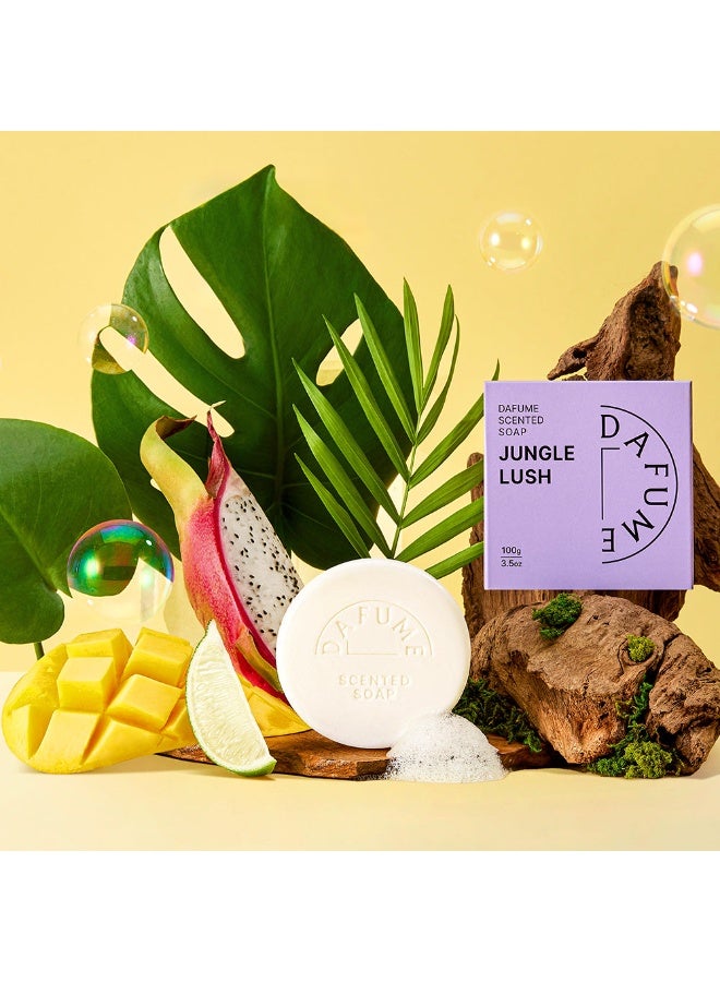 Cocodor Dafume Lush Forest Scented Soap Bar for Bath & Body, Fresh Green Forest Fragrance, 100g, Pack of 6 - Image 2