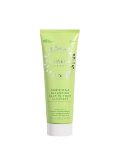 Lumene Lumene Nordic Clear Tyyni Balancing ClaytoFoam Cleanser  Daily Face Wash  Makeup Remover for Oily Combination  BlemishProne Skin  Vegan Makeup Remover Cleanser 42 oz 