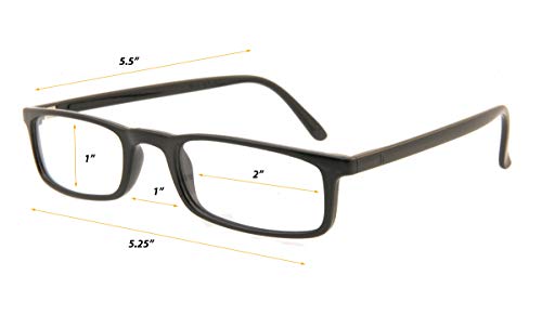 Nannini - 7565 Quick 7.9 Lightweight Reading Glasses (Black, Size 1) - Image 5
