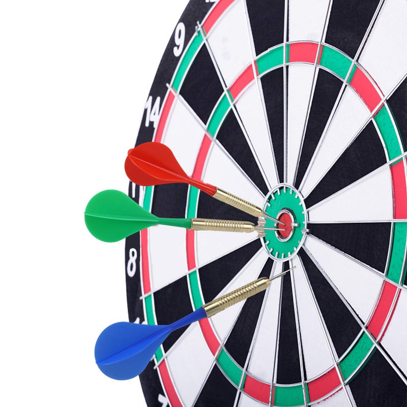 accmor مجموعة أكمور من 18 سهم حديدي، 16 جرام مجموعة سهام معدنية، مجموعة سهام معدنية، سهام معدنية للوحة السهام - Image 5