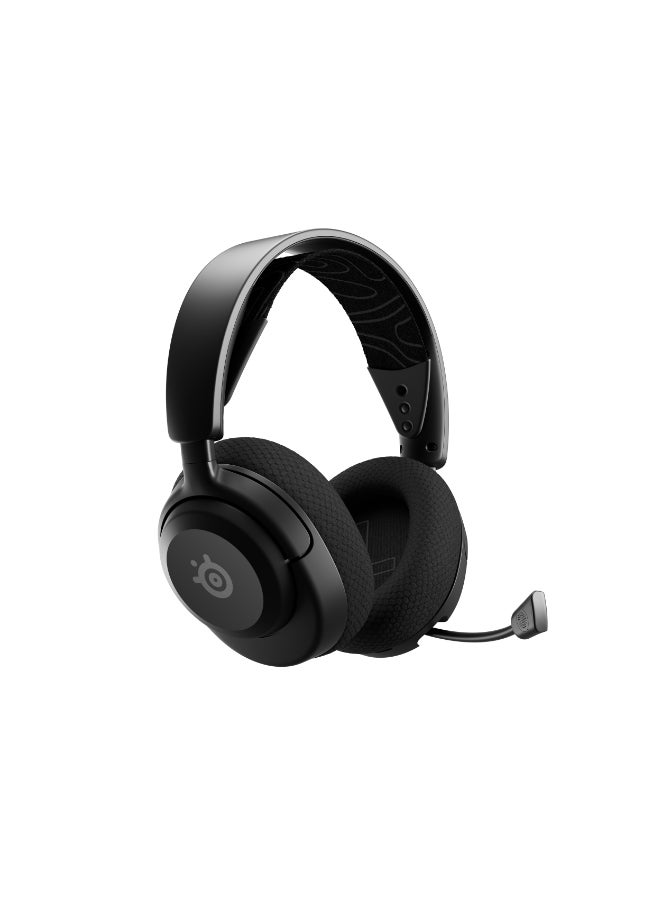 SteelSeries Arctis Nova 5 Wireless Headphones, 40mm Neodymium Drivers, ClearCast Gen 2.x, Retractable Boom, 360° Spatial Audio, Quick-Switch Wireless, Black | 61670 - Image 3