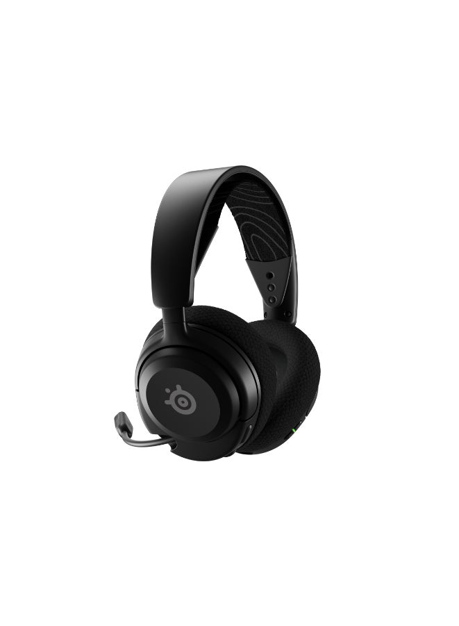 SteelSeries Arctis Nova 5 Wireless Headphones, 40mm Neodymium Drivers, ClearCast Gen 2.x, Retractable Boom, 360° Spatial Audio, Quick-Switch Wireless, Black | 61670 - Image 2