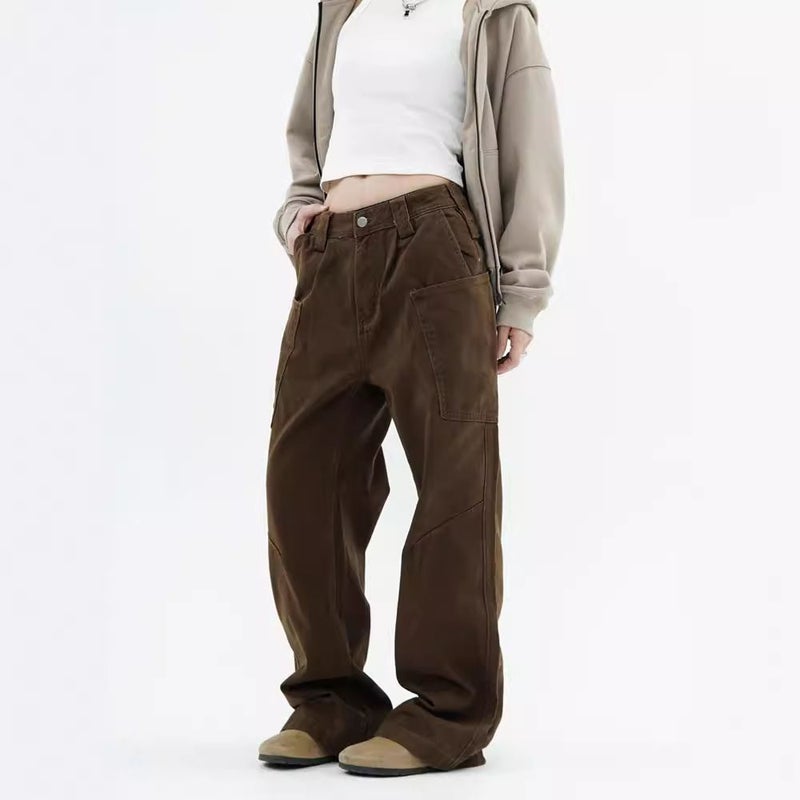 Vintage Classic European-American Design Daily Commute Jeans  Size_M - Image 4