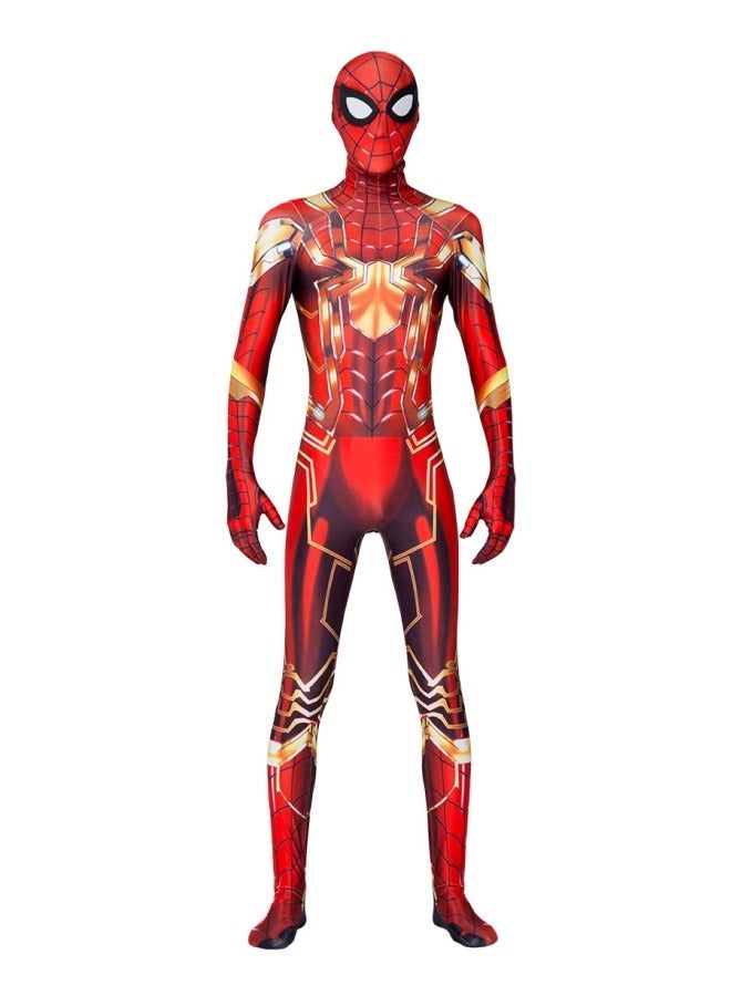 الذهبي كينغ كونغ رقيقة سبايدرمان الجوارب قطعة واحدة لعب الأدوار كوس تناسب حجم الأطفال والكبار حجم الهدايا للجماهير والأصدقاء - Image 1