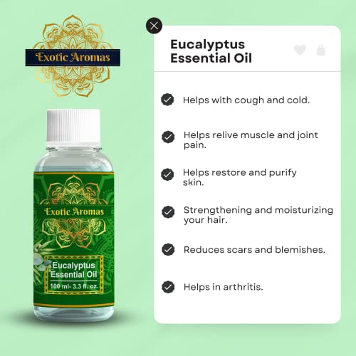 Exotic Aromas Eucalyptus Essential Oil,100 Ml - Image 4