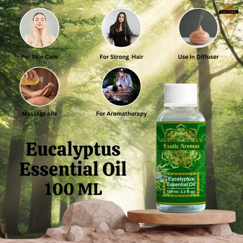 Exotic Aromas Eucalyptus Essential Oil,100 Ml - Image 2