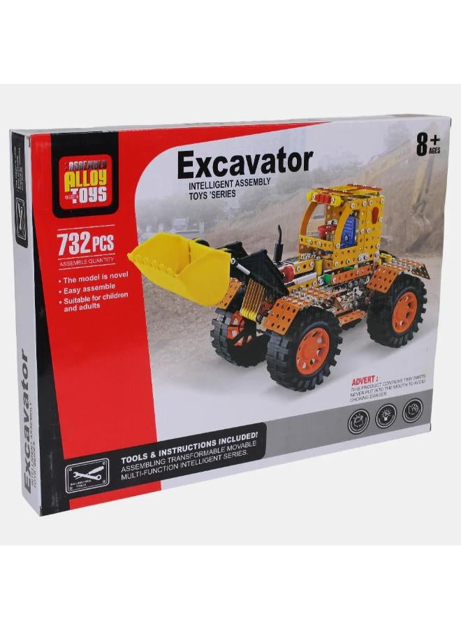 Excavator Building Set – 732 Pcs - Image 1