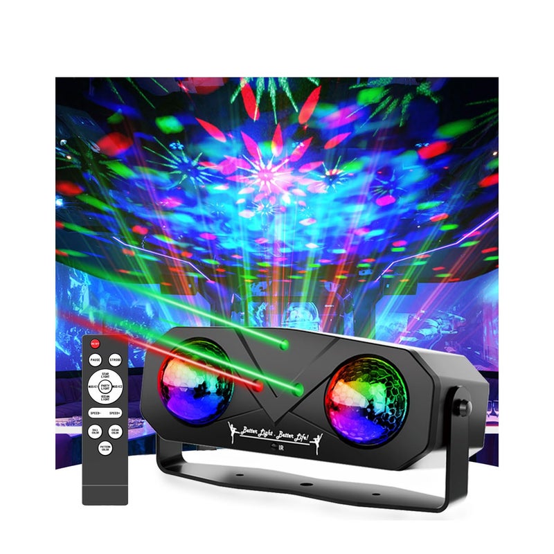 SPOOBOOLA Disco Ball LightParty Disco Strobe Ocean Star Projector Dj Dance Light Sound Activated with Remote Control Stage Rave for Parties Bar Birthday Wedding KTV Christmas Halloween Dancing Dcor - Image 2