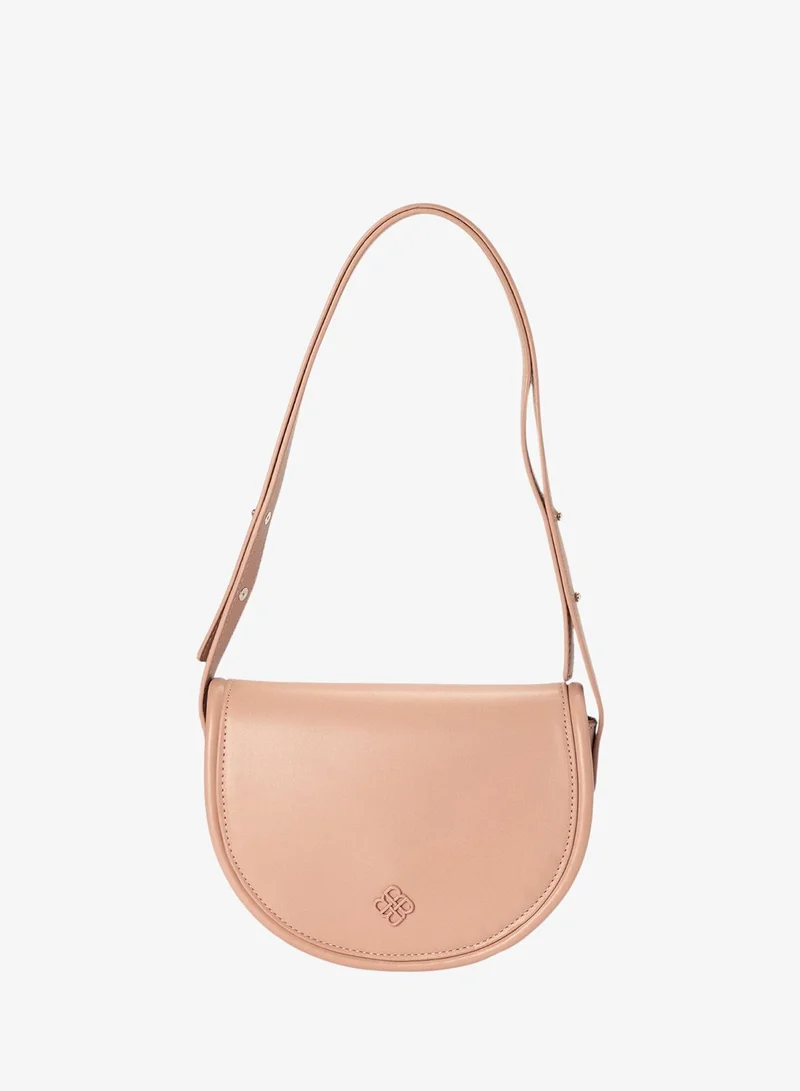 Bata Flap Over Round Shoulder Bag