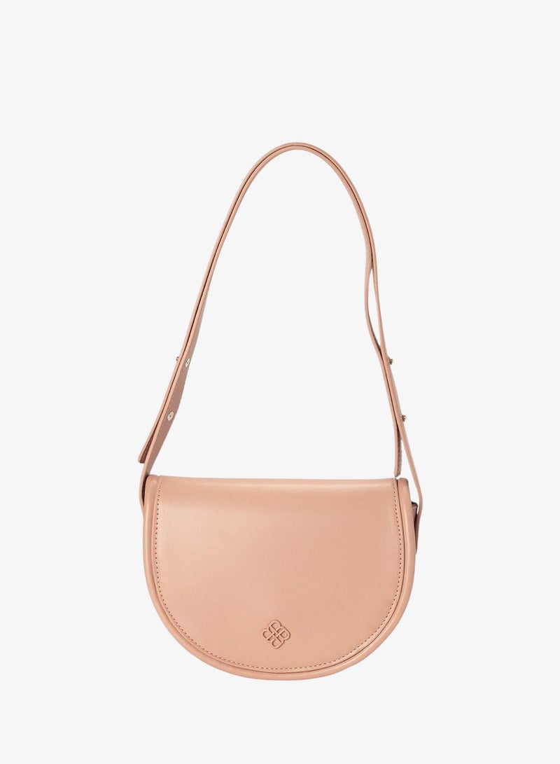 Bata Flap Over Round Shoulder Bag - Image 1