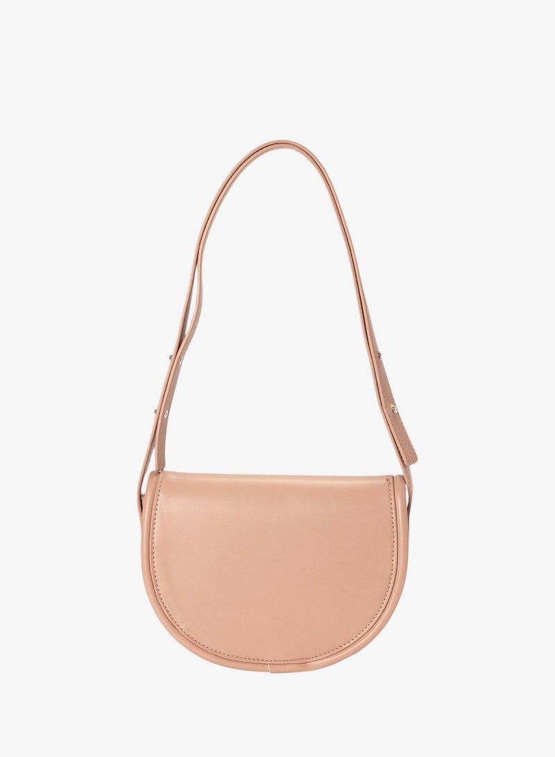 Bata Flap Over Round Shoulder Bag - Image 2