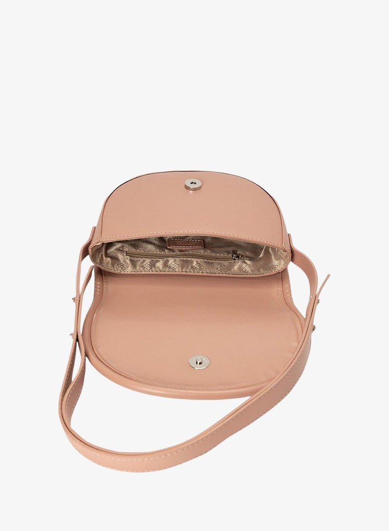 Bata Flap Over Round Shoulder Bag - Image 4