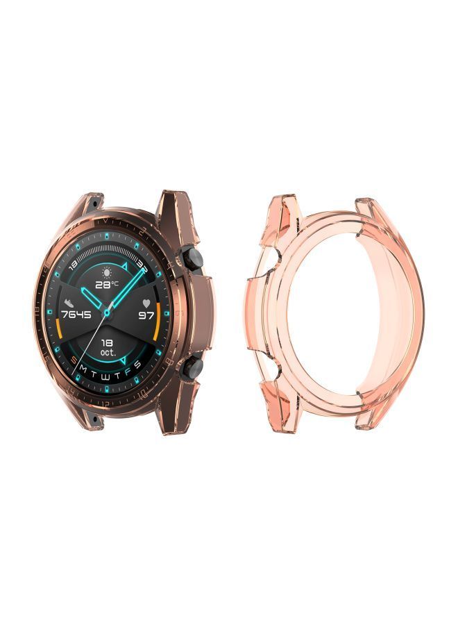 NIBEMINENT Bumper Case Cover For Huawei Watch GT 2 46mm Orange  - Image 2