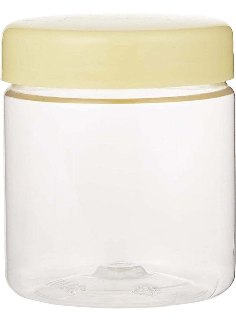 Sunpet, 5Pcs Plastic Food Storage Canisters, Yellow/Clear, 100 ml - Image 2