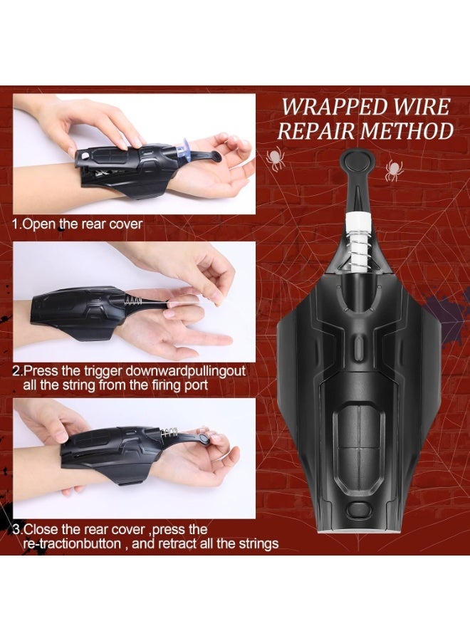 Y&D Spider Web Shooter Spider Silk Launcher Wrist Toy Realistic Web Launcher String Cool Gadgets String Gloves Shooters to Superhero Role-Play for Kids Plays Children's Boy Gift - Image 5