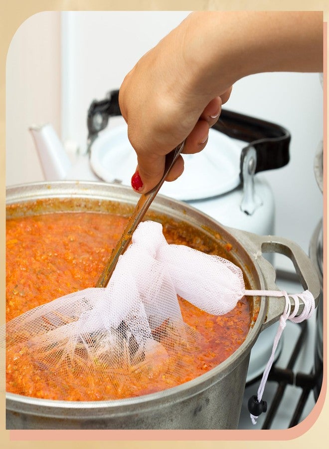 GliCraft 6 Pcs 19" x 30" Seafood Boil Bags Large Reusable Mesh Boiling Bag with Drawstring for Fish, Crab, Shrimp, Crawfish and Veggies - Cooking and Storage Bag - Image 4