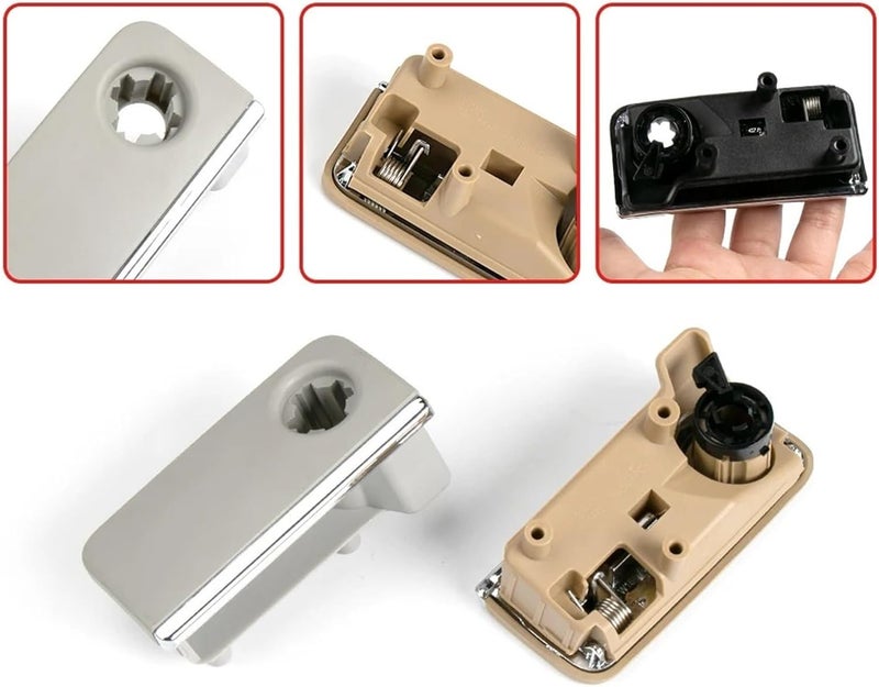 Wivplex Car Glove Compartment Box Lid Switch Grip Lock Replacement - Image 3