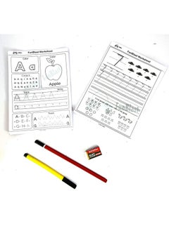 FunBlast FunBlast Activity Flash Cards for Kids/Toddlers - 26 Alphabet & 10 Number Learning Educational Flash Card with 18 Worksheets Baby,Boys,Girls - Multicolor  - Image 3