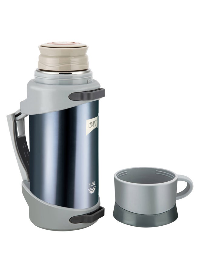 دي بي تي ترمس شاي وقهوة حار وبارد ستانلس ستيل, زمزمية شاي وقهوة للرحلات - Image 2