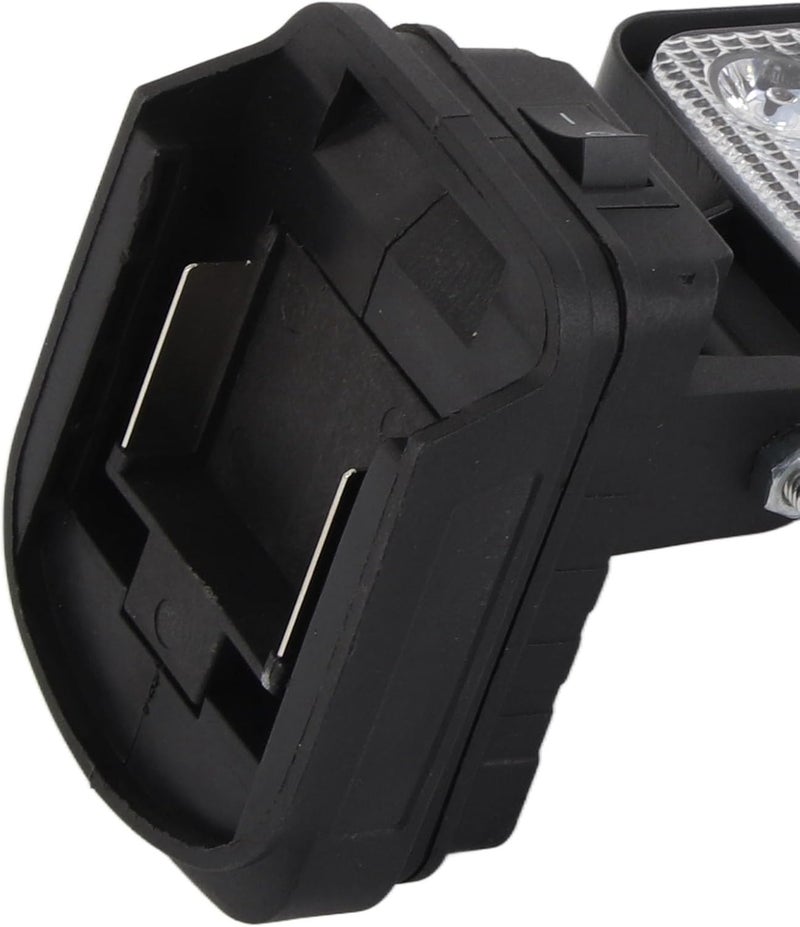 Cordless LED Work Lamp Compatible with BL1830 BL1840 BL1850-18V Battery Powered Outdoor Floodlight and Spotlight - 2400 LM Output with 16 Lamp Beads - 6500K Color Temperature - Image 5