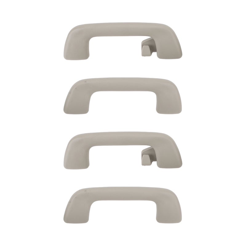 4pcs Auto Roof Pull Handle High Strength ABS Pull Roof Grab Handle Comfortable Grip Interior Roof Grab Handle for Corolla 2007‑2013 Grey - Image 1