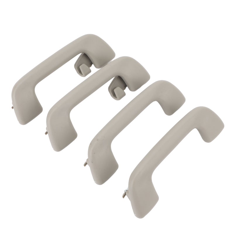 4pcs Auto Roof Pull Handle High Strength ABS Pull Roof Grab Handle Comfortable Grip Interior Roof Grab Handle for Corolla 2007‑2013 Grey - Image 5