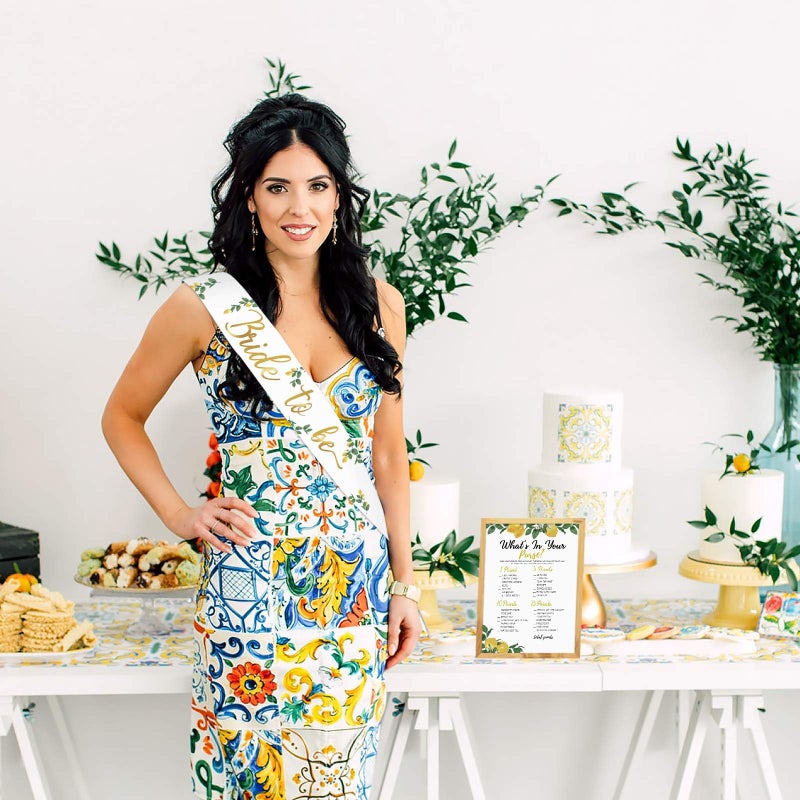 Bessmoso Lemon Bridal Shower Game with Bride to Be Sash-Set of 6 Activities Lemonade Bridal Shower Bachelorette Before Wedding for 50 Guests- 300 Cards 50 Per Game - Image 2