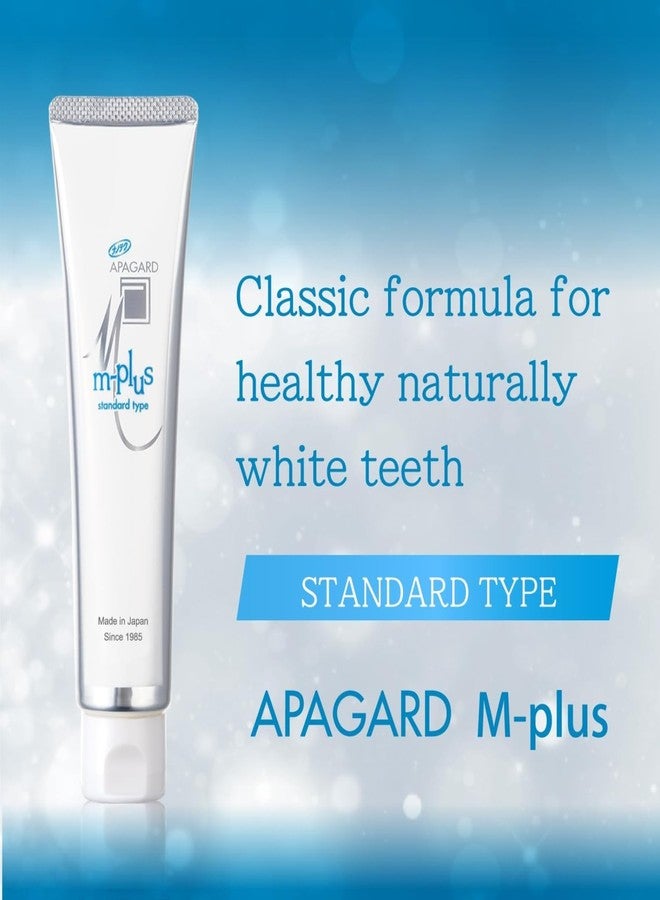 APAGARD® M-Plus, Sangi's Nano-Hydroxyapatite Toothpaste for Naturally Whiter Teeth, No Fluoride, for Family use, 125g / 4.4 oz, Mild Mint Flavor, Pack of 2 - Image 2