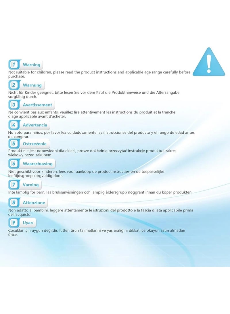 سبيس شوب مصباح زينة LED، إضاءة موحدة ساطعة بأربعة مصابيح LED وثلاث درجات حرارة لونية مع منفذ USB، مصباح مكياج محمول لغرفة النوم والحمام وغرفة الملابس (1، أبيض، 10، واط) - Image 5