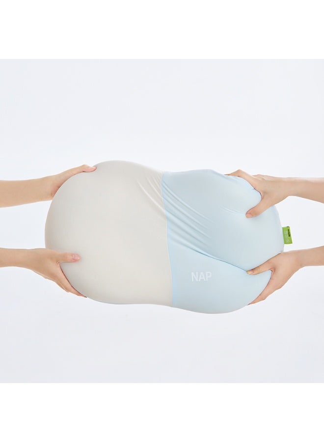 ACPLAY Ergonomic Pillow for Sleeping, Cervical Neck Pillow Memory Foam for Relief, Odor-Free, Cooling Pillow for Side Back and Lying Sleepers (Blue) - Image 3