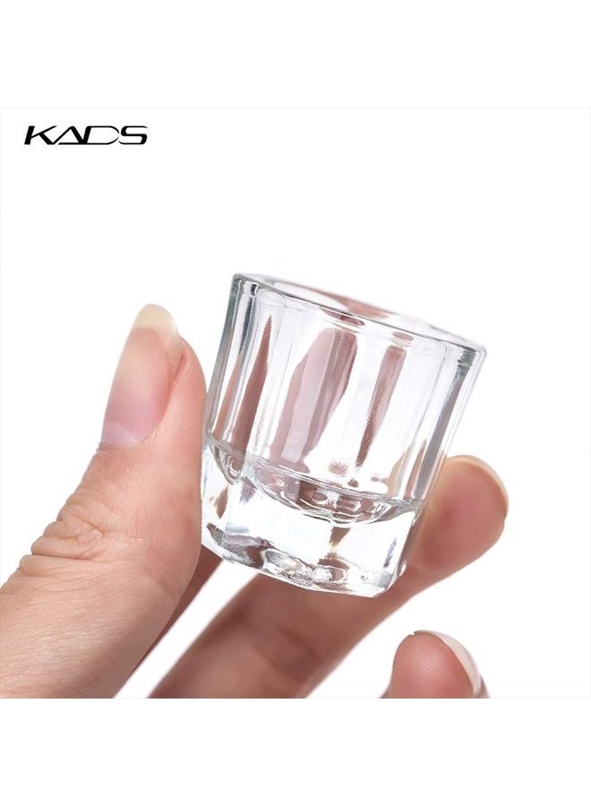 KADS Glass Dappen Dish/Lid Bowl Cup Crystal Glass Dish Nail Art Tools Acrylic Nail Art Equipment Mini Bowl Cups Nail acrylic liquid cup - Image 5