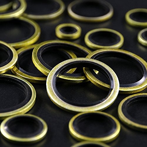 Hilitchi 150-Pcs [7-Size] Automotive Self-Centered Bonded Seal Oil Washers Gasket Assortment Kit - Image 5