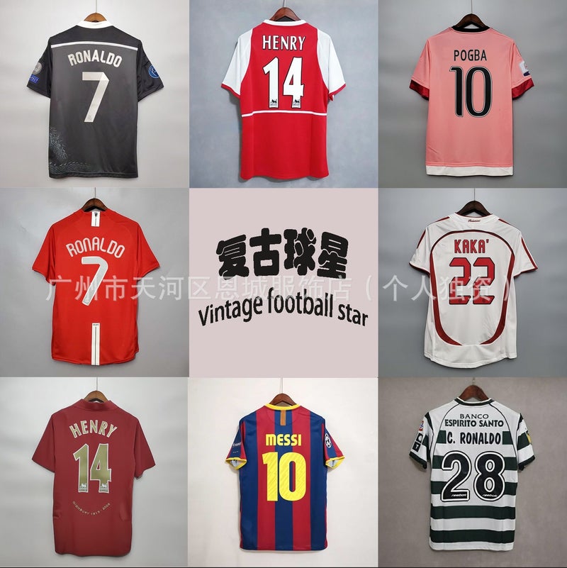 Ac Santos Retro Jersey Ronaldo Kaka Football Jersey Arsenal Lisbon Jersey - Image 2