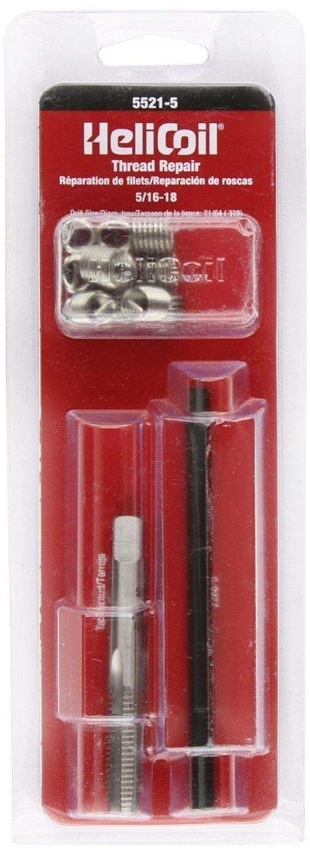Helicoil طقم إصلاح الخيوط الخشنة Heli-Coil 5521-6 3/8-16 بوصة - Image 3