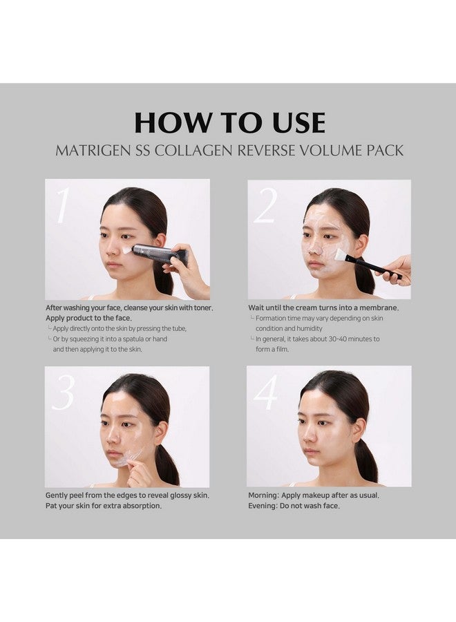 MATRIGEN SS Collagen Reverse Volume Peel Off Face Mask Pack - Collagen Face Mask, Hydrolyzed Collagen 380 Dalton, Korean Skin Care, Facial Mask, K Beauty Skincare - Image 5