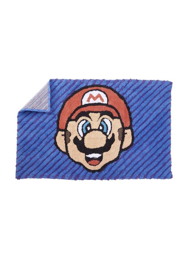 Super Mario Kids Accent Rug 48" X 30" Tufted Cotton - Image 4