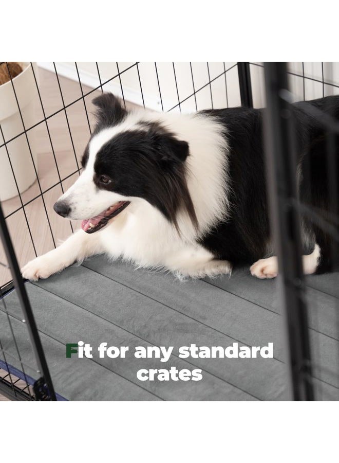 Balance Dog Crate Pad, Dog Foam Crate Mat Kennel Pad, Washable Water-Resistant Pet Bed Flat Dogs Cage Mat for Small Dogs, 2 Packs - Image 4