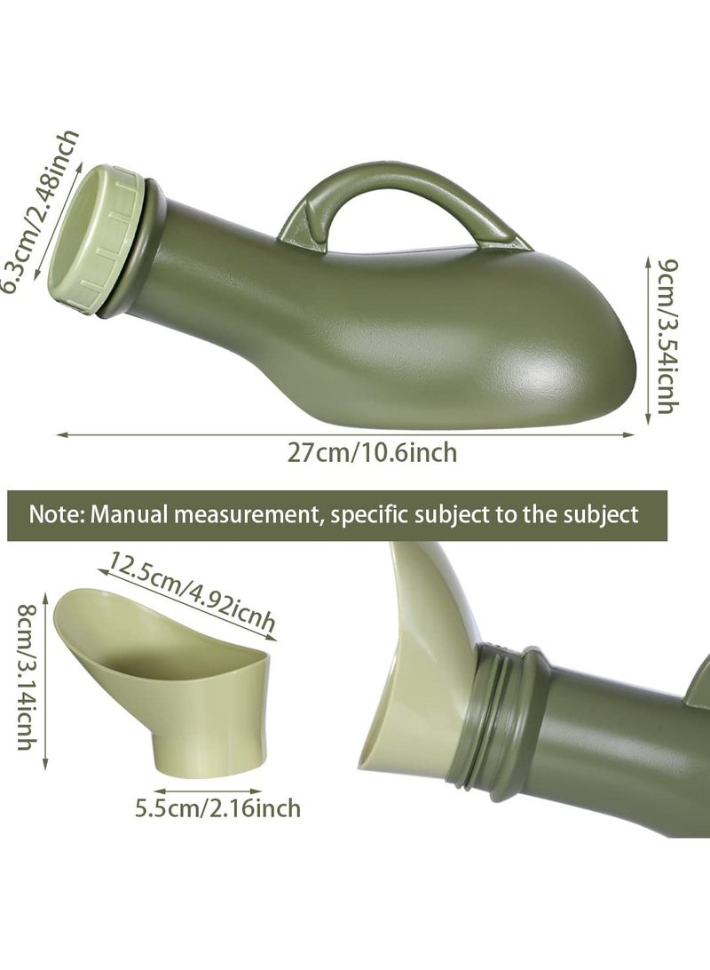Urinal Unisex Incontinence Bottles Portable Pee Bottle Urine Bottle Large Pee Containers for Camping Car Travel Traffic Jam Queuing 1L - Image 2
