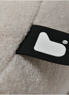 Extreme Lounging Extreme Lounging® - Original Mighty Teddy Bean Bag - Made in UK - Premium Quality Double Stitched Bean Bag - Cosy, Warm & Comfortable - Soft & Lightweight - Color Ivory  - Image 3