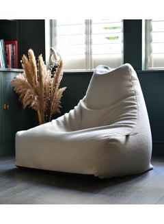 Extreme Lounging Extreme Lounging® - Original Mighty Teddy Bean Bag - Made in UK - Premium Quality Double Stitched Bean Bag - Cosy, Warm & Comfortable - Soft & Lightweight - Color Ivory  - Image 4