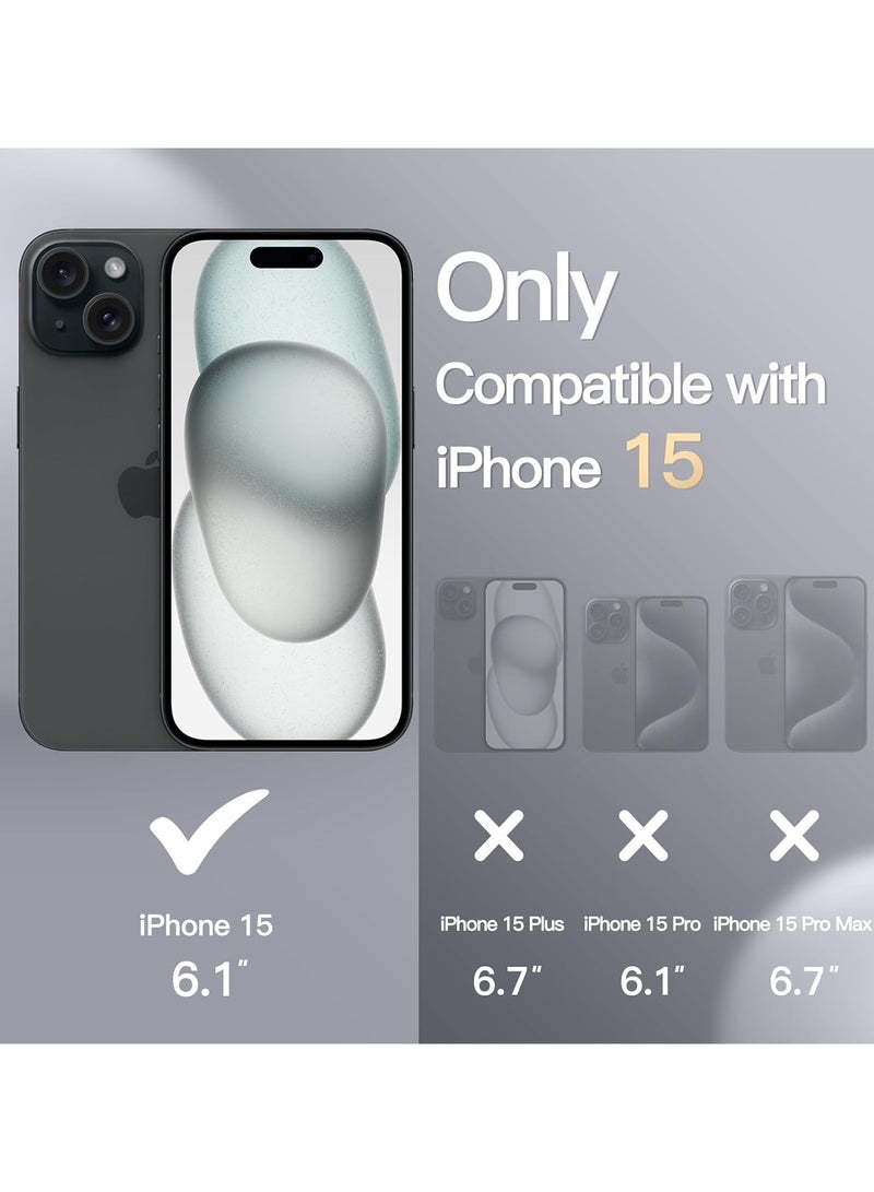 DUSALA iPhone 15 Case, Liquid Silicone Phone Case for iPhone 15 6.1 Inch, Colorful Silky-Soft Protective Cover (Blue) - Image 2