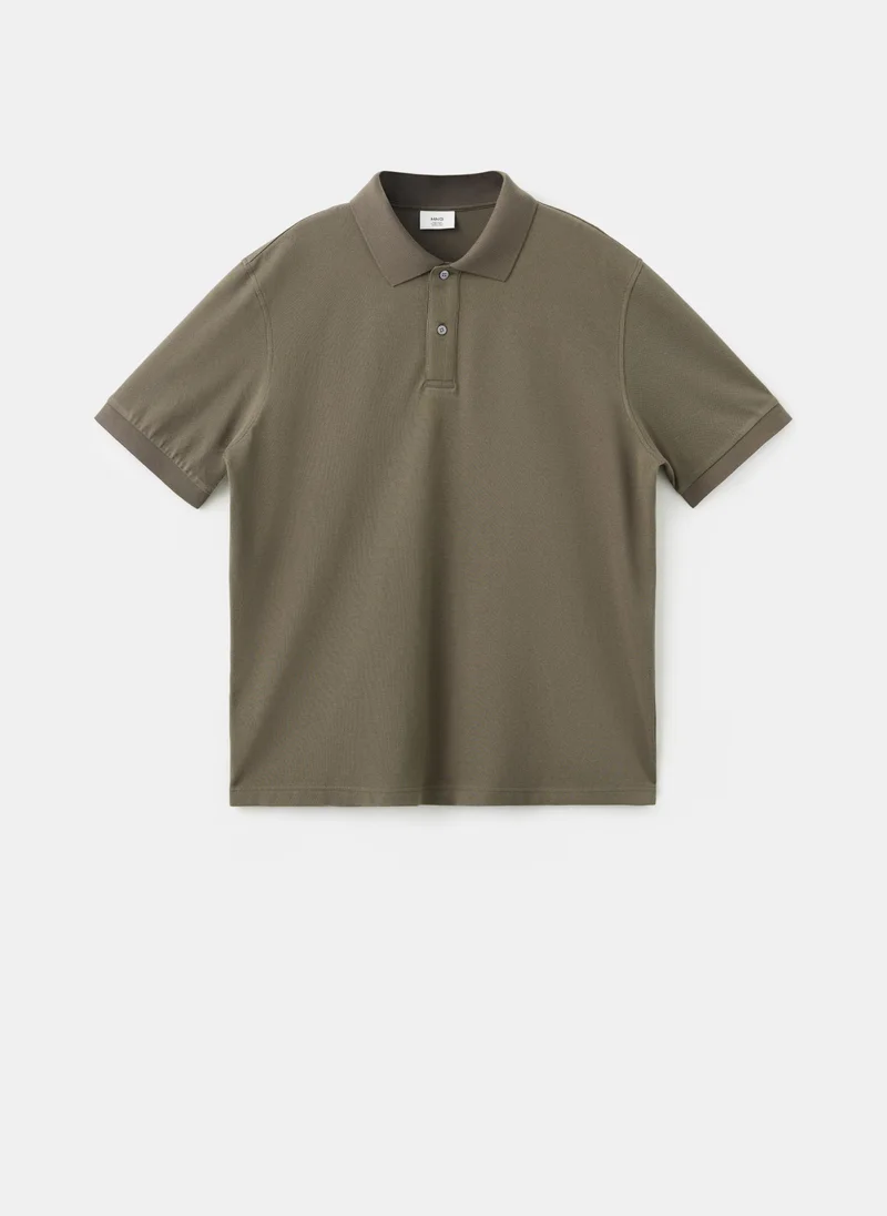 Mango Man 98-VISON Polo Shirt Rea for Men | Best Price UAE