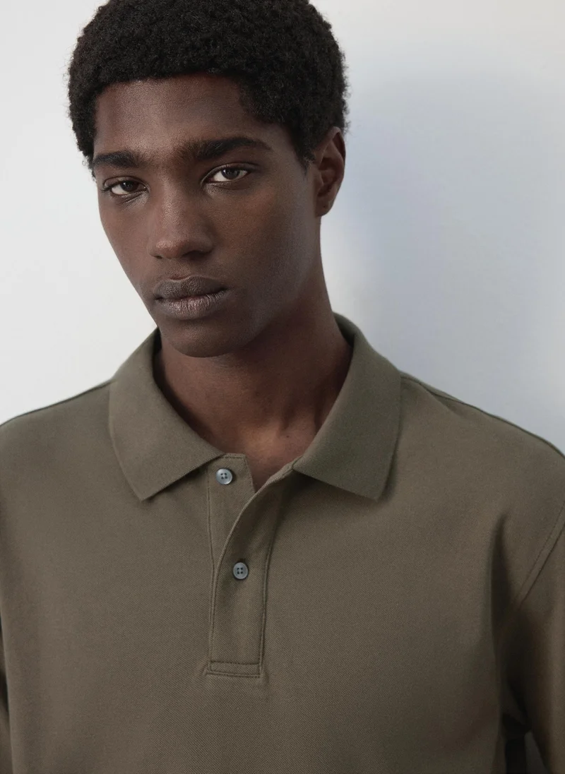 Mango Man 98-VISON Polo Shirt Rea for Men | Best Price UAE