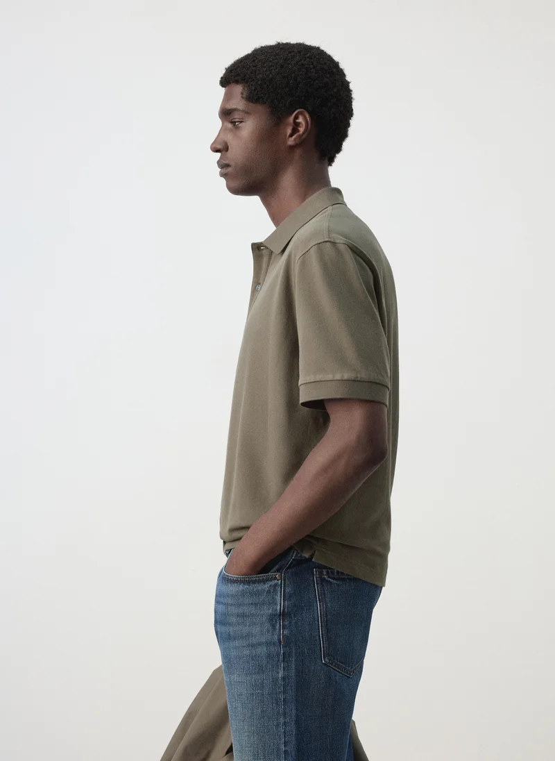 Mango Man 98-VISON Polo Shirt Rea for Men | Best Price UAE