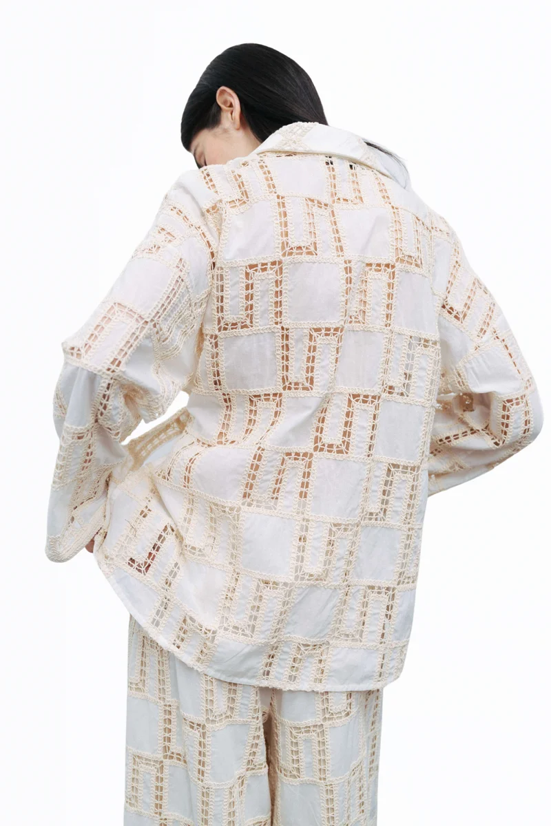 نوكتورن Belted Embroidered Jacket