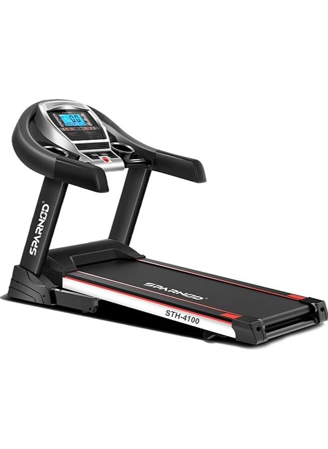 STH-4100 4.5 HP Peak Automatic Foldable Motorized Running Indoor Treadmill for Home use, Black - pzsku/Z7848AB39AC2B043C2A5FZ/45/_/1703767294/1bdbc0af-d77c-4e11-9026-257b316473a7