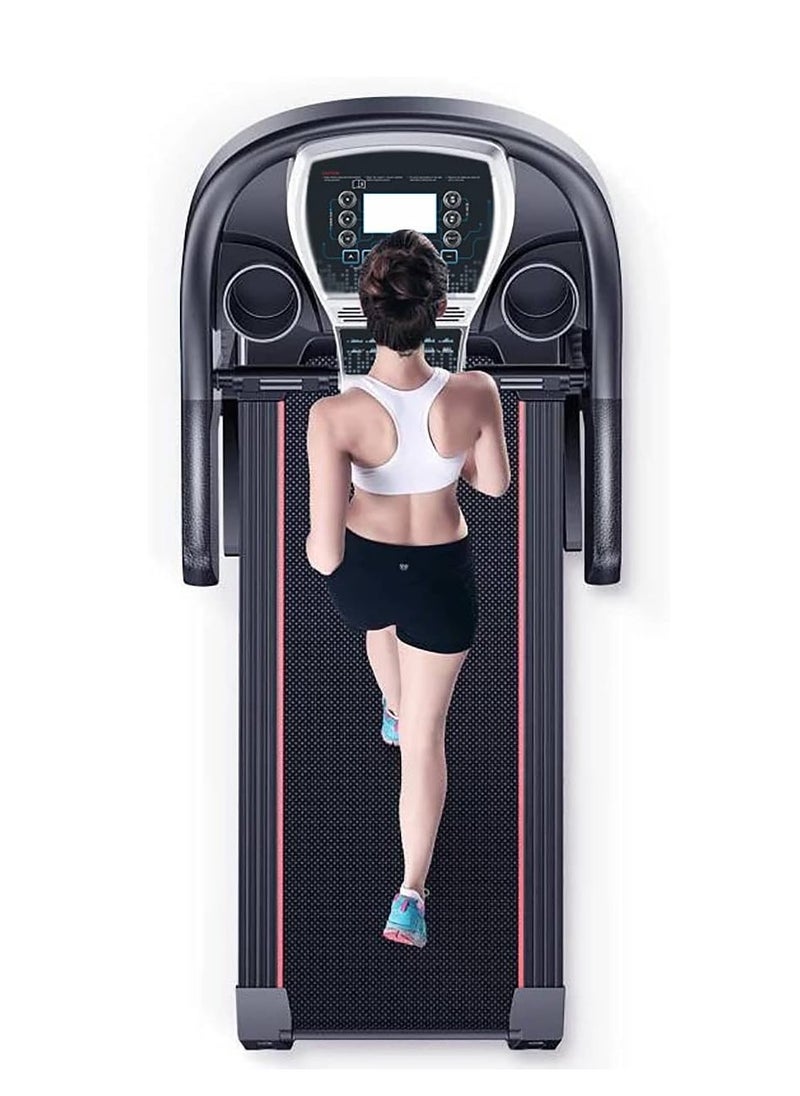 Sparnod Fitness - STH-4100 4.5 HP Peak Automatic Foldable Motorized Running Indoor Treadmill for Home use, Black - Image 1