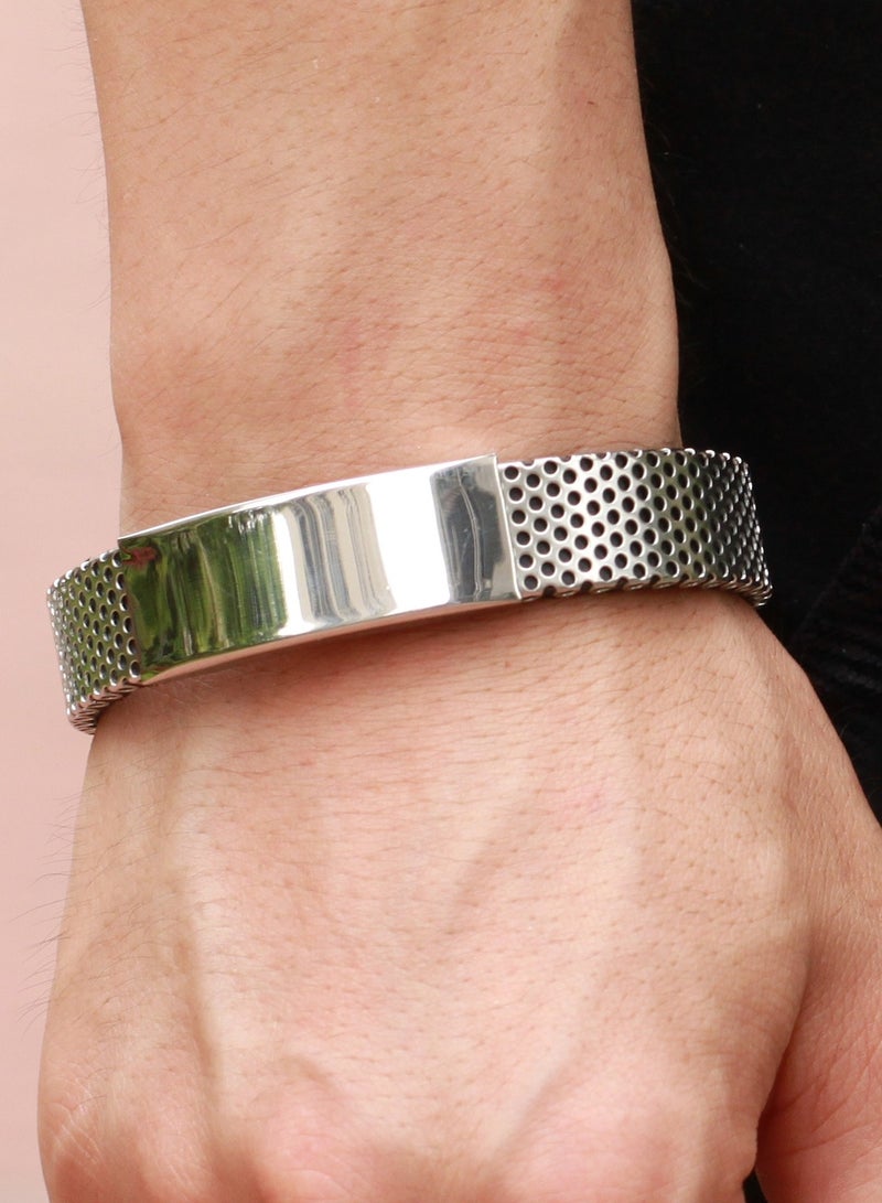Men's Cuff Bracelet Fashionable Business Jewelry Bracelet for Men  - Image 3